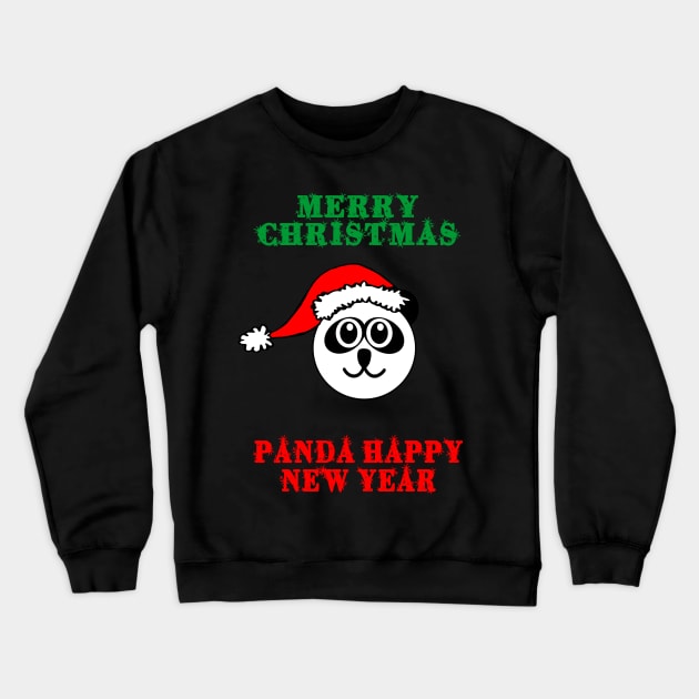 Panda Christmas Crewneck Sweatshirt by Specialstace83